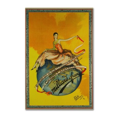 Trademark Fine Art Vintage Apple Collection 'Milliard 1923' Canvas Art, 22x32 ALI18286-C2232GG